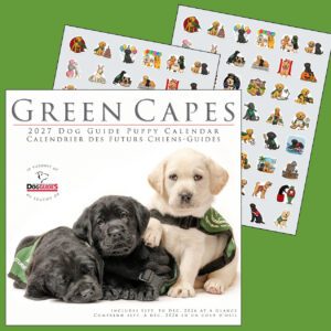 2027 Green Capes Dog Guide Puppy Calendar from Saugeen District Senior School